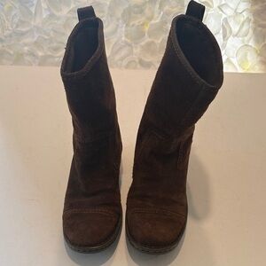 Born Dark Brown Ankle Booties